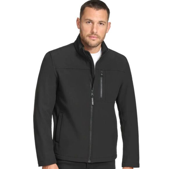 Calvin Klein Men's Softshell Jacket in Black, Size XXL-EUC - Picture 1 of 9